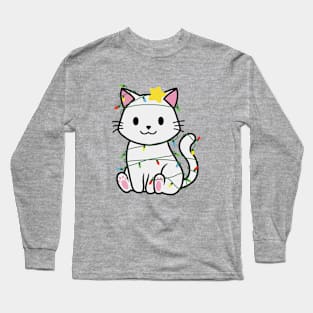 Xmas kitty Long Sleeve T-Shirt